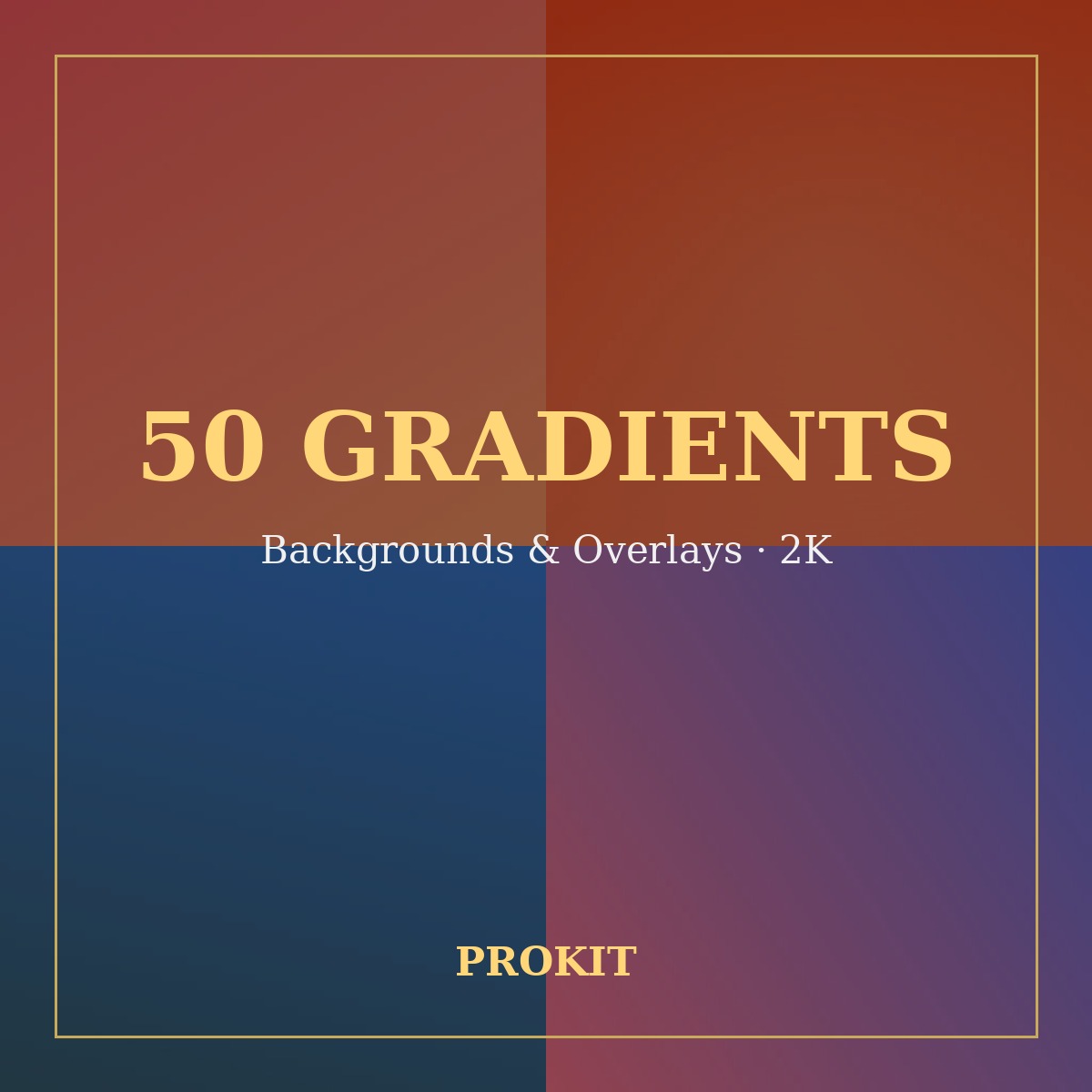 50 Gradient Backgrounds Pack