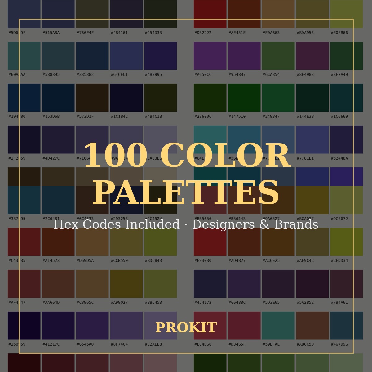 100 Color Palettes Pack