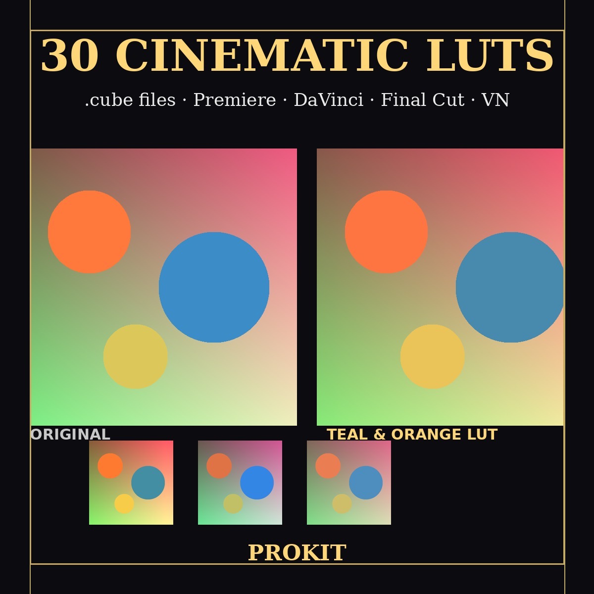30 Cinematic LUTs