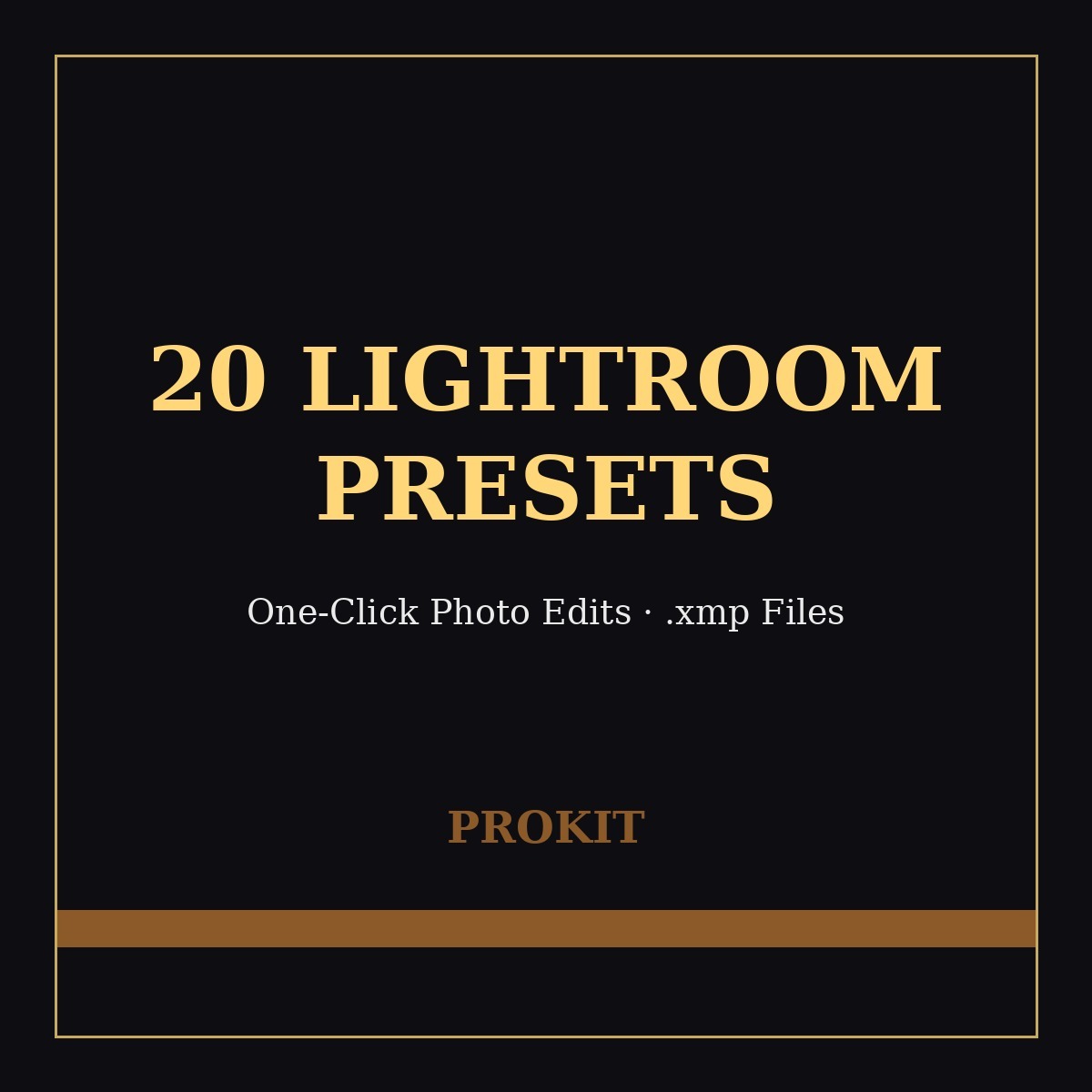 20 Lightroom Presets Pack