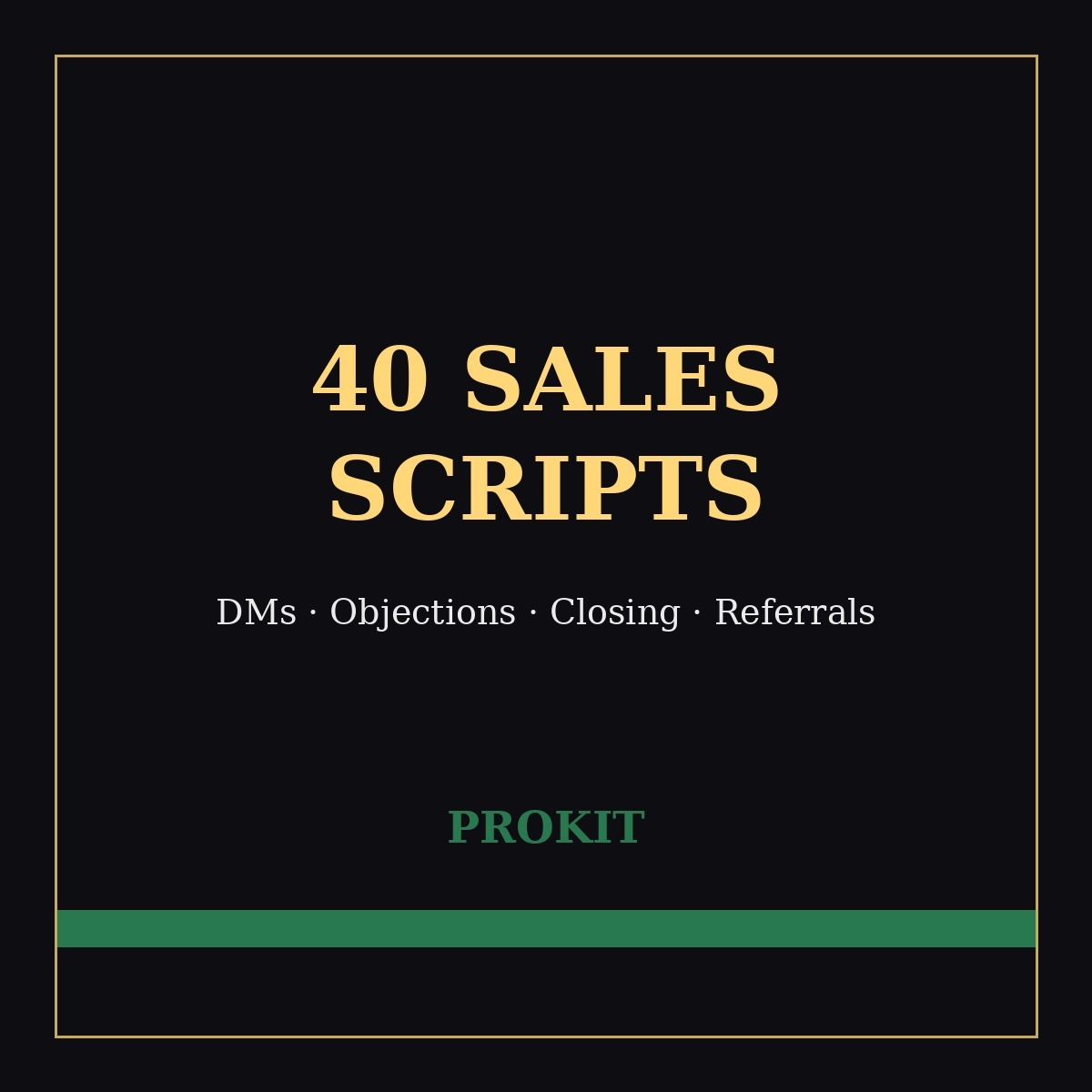 40 Sales Scripts Pack