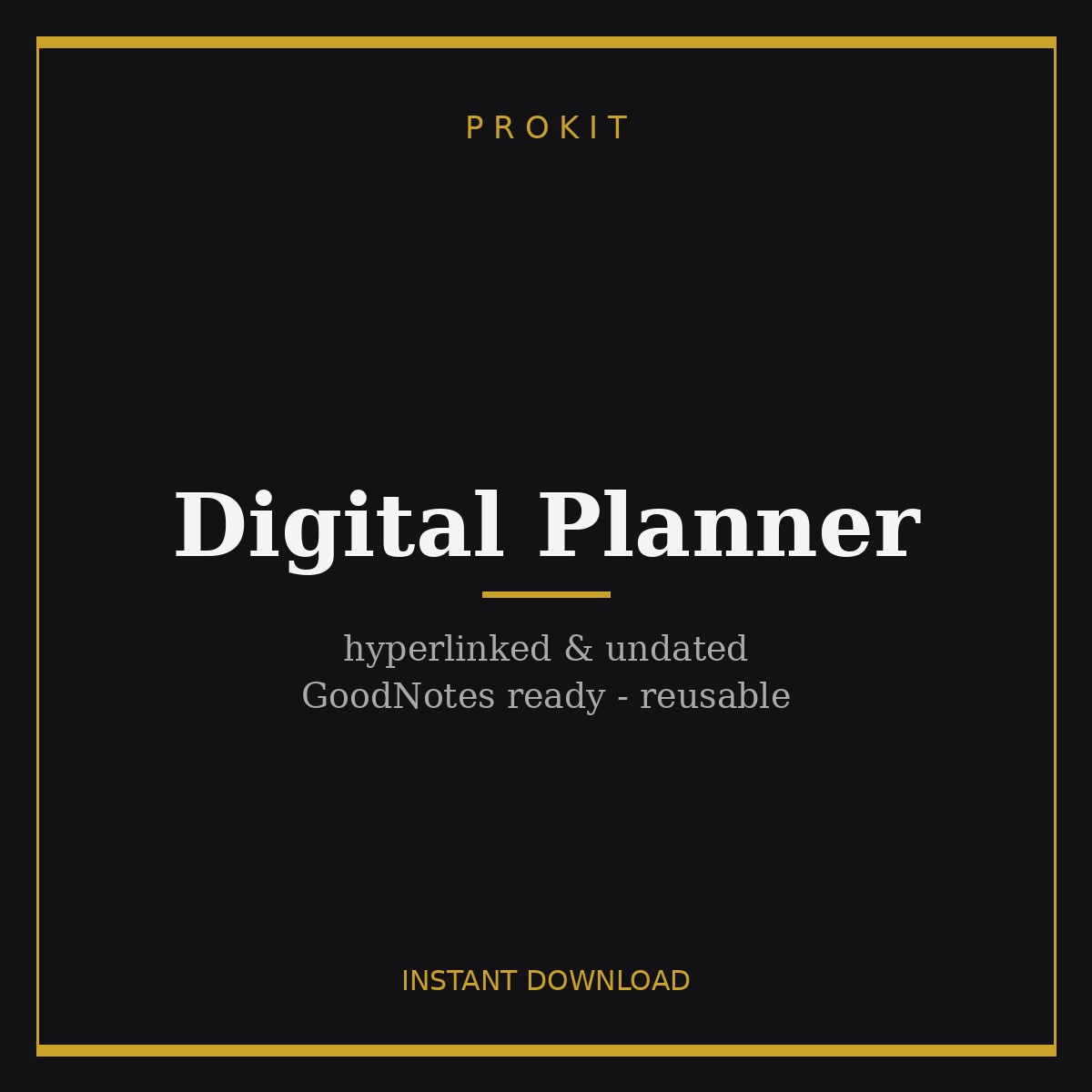 Digital Planner (Undated)