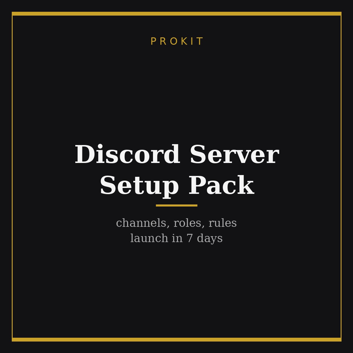 Discord Server Setup Pack